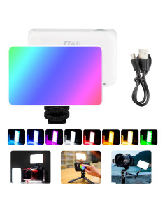 Luz de Video LED RGB Weeylite S03 Recargable 2800K-6800K