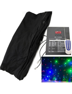 Cortina de luces LED YBkagut 3x2m DMX para bodas y fiestas 2