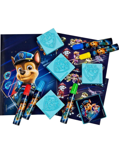 Set Creativo Paw Patrol Undercover PPIU5482 con Marcadores y Sellos