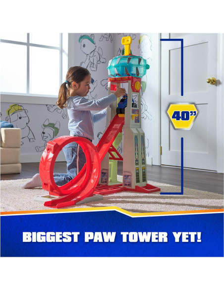 Torre HQ Super Loop PAW Patrol 106 cm Luz y Sonido Torre HQ Super Loop PAW Patrol 106 cm Luz y Sonido