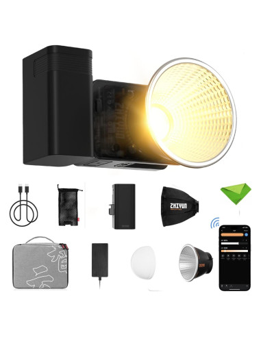 Luz LED Zhiyun X60 Pro 60W Bi-Color 2700-6500K para Video