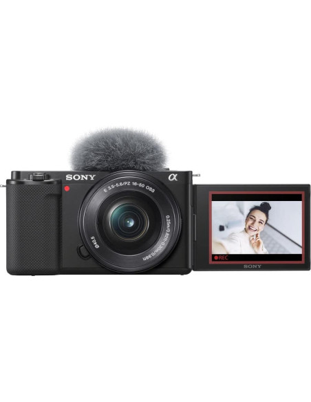 Cámara Sin Espejo Sony ZV-E10 con Lente 16-50mm y Accesorios Cámara Sin Espejo Sony ZV-E10 con Lente 16-50mm y Accesorios