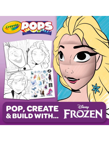 Conjunto de Actividades 3D Frozen Crayola POPS con Stickers y Marcadores Conjunto de Actividades 3D Frozen Crayola POPS con Stickers y Marcadores