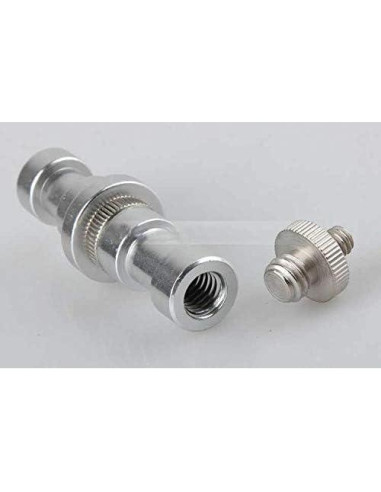 Adaptador de Montaje de Tornillo de Trípode 1/4" a 3/8" - 5 Piezas - Aluminio