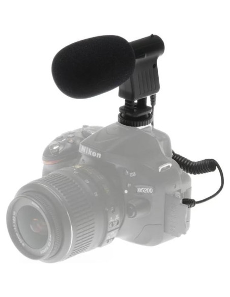 Conector Mini Jack 3.5mm + Luz LED 49 para Cámaras Canon Conector Mini Jack 3.5mm + Luz LED 49 para Cámaras Canon