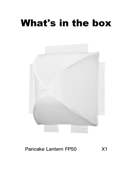 Linterna Pancake Godox FP50 para Paneles LED FH50BI FH50R Linterna Pancake Godox FP50 para Paneles LED FH50BI FH50R