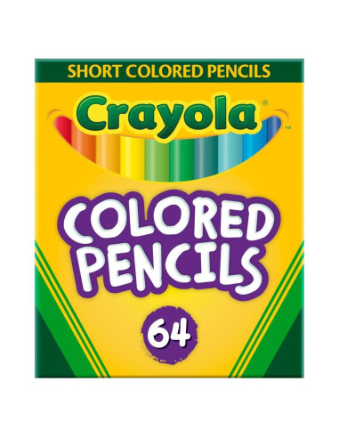 Lápices de Colores Crayola Mini 64 Piezas para Niños
