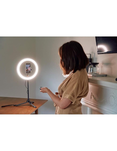 JOBY Beamo Ring Light 30.6 cm - Luz LED con 3 Modos y 10 Brillos JOBY Beamo Ring Light 30.6 cm - Luz LED con 3 Modos y 10 Brillos