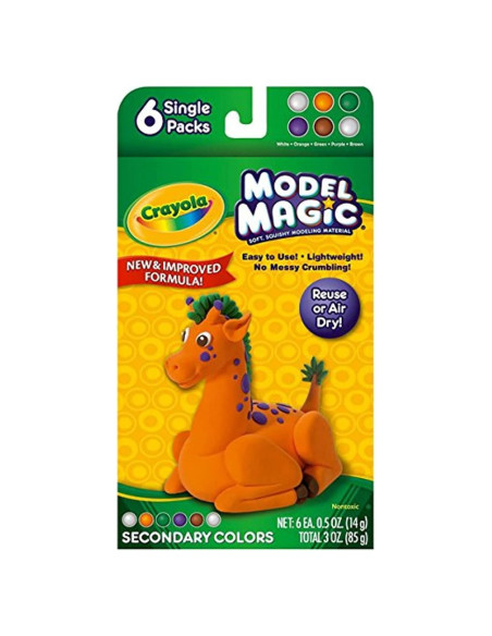 Crayola Model Magic 6 Paquetes 14.17g Colores Secundarios Crayola Model Magic 6 Paquetes 14.17g Colores Secundarios