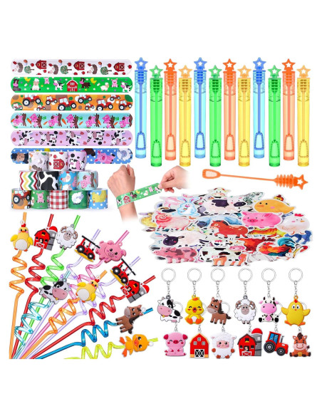 Suministros de Fiesta de Granja Winrayk 98 Piezas para Niños Suministros de Fiesta de Granja Winrayk 98 Piezas para Niños