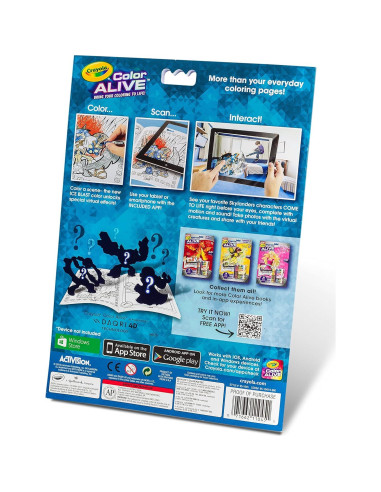 Libro para Colorear Crayola Skylanders - 28.9 x 20 cm