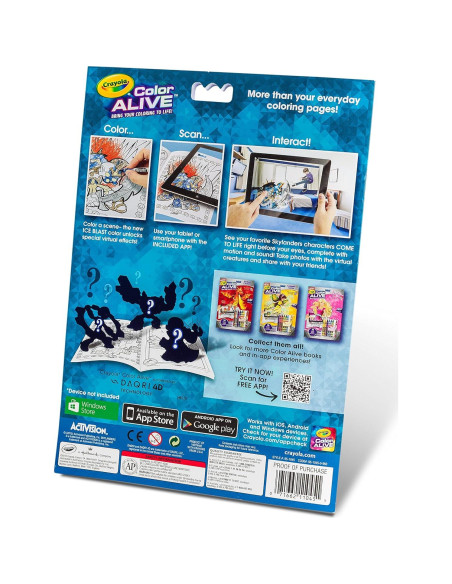 Libro para Colorear Crayola Skylanders - 28.9 x 20 cm Libro para Colorear Crayola Skylanders - 28.9 x 20 cm