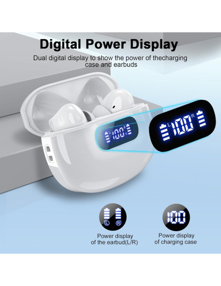 Auriculares Inalámbricos Wekily S50 Bluetooth 5.3 Estéreo HiFi Auriculares Inalámbricos Wekily S50 Bluetooth 5.3 Estéreo HiFi