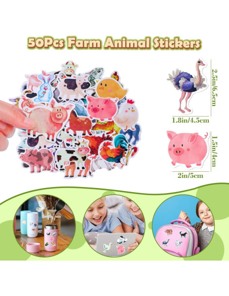 Suministros de Fiesta de Granja Winrayk 98 Piezas para Niños Suministros de Fiesta de Granja Winrayk 98 Piezas para Niños