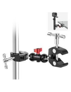 Soporte de cámara Mechrig SY004 con doble abrazadera y brazo mágico