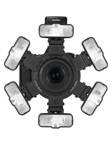 Kit de Flash Macro Godox MF12-K2 2.4G TTL 12W para Cámaras