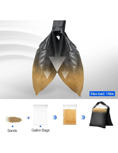 Bolsa de Arena EMART para Fotografía - Juego de 8 Unidades