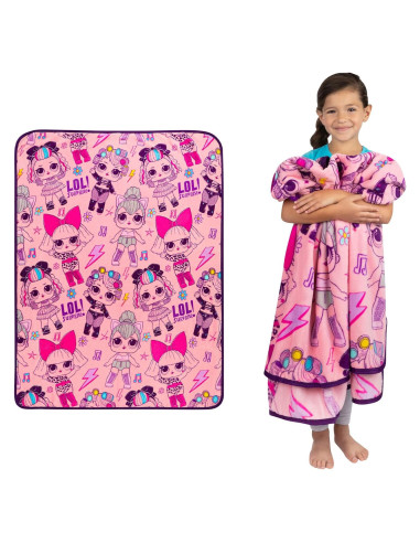 Manta de Lanzamiento Franco Kids 116x152 cm LOL Surprise