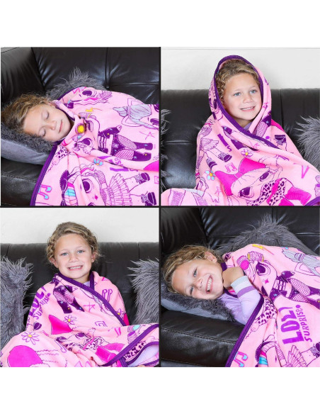 Manta de Lanzamiento Franco Kids 116x152 cm LOL Surprise Manta de Lanzamiento Franco Kids 116x152 cm LOL Surprise