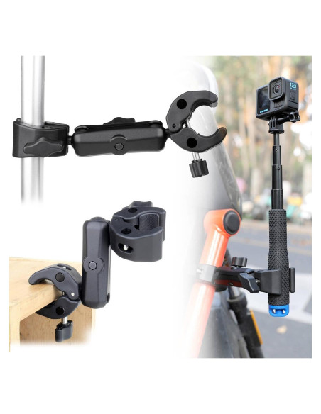 Soporte Doble para Cámara GEPULY con Brazo Mágico 20-50mm Soporte Doble para Cámara GEPULY con Brazo Mágico 20-50mm
