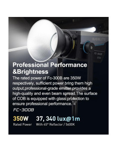 Foco LED Bi-Color Nanlite FC-300B 350W 2700K-6500K 2