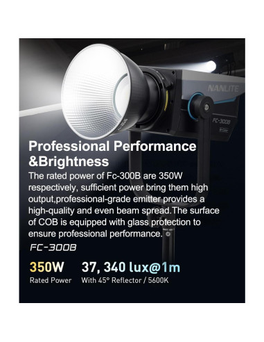Foco LED Bi-Color Nanlite FC-300B 350W 2700K-6500K