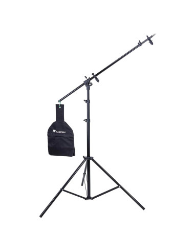 Soporte de Luz Flashpoint 3.5m Aluminio 5 Secciones con Brazo