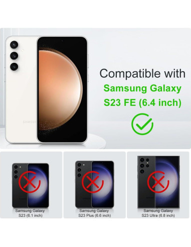 Funda Magnética para Samsung Galaxy S23 FE - Doble Color Antideslizante