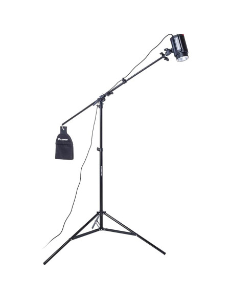 Soporte de Luz Flashpoint 3.5m Aluminio 5 Secciones con Brazo Soporte de Luz Flashpoint 3.5m Aluminio 5 Secciones con Brazo