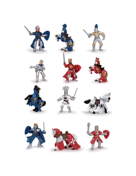 Figura de Caballero Papo Mini Plus 12 Piezas Multicolor Figura de Caballero Papo Mini Plus 12 Piezas Multicolor