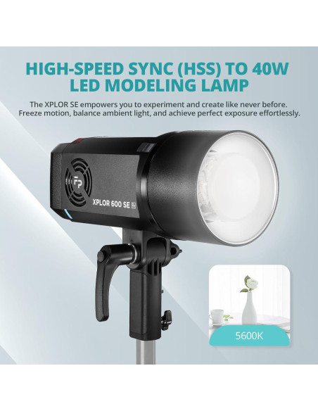 Flashpoint XPLOR 600 SE 600Ws Flash Estudio Monolight Flashpoint XPLOR 600 SE 600Ws Flash Estudio Monolight