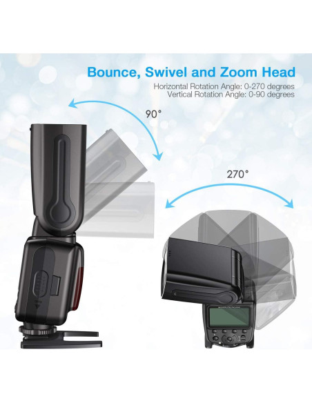 Flash Speedlite Powerextra FK310G Inalámbrico 2.4G para DSLR Flash Speedlite Powerextra FK310G Inalámbrico 2.4G para DSLR
