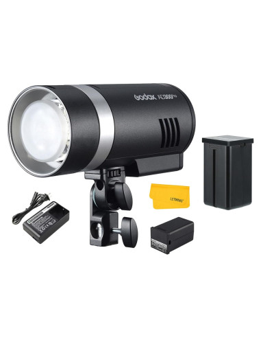 Flash Estroboscópico Godox AD300Pro 300Ws con Batería de Litio