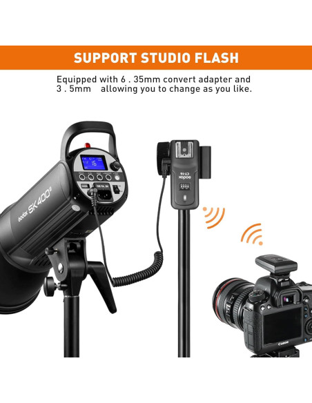 Disparador Inalámbrico Godox CT-16 para Canon Nikon Sony Disparador Inalámbrico Godox CT-16 para Canon Nikon Sony