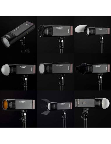 Flash Estroboscópico Godox AD200 Pro 200W TTL para Nikon