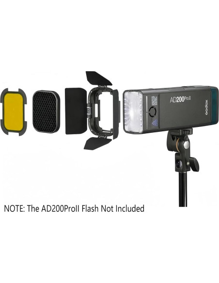 Flash Estroboscópico Godox AD200 Pro II 200W Inalámbrico HSS Flash Estroboscópico Godox AD200 Pro II 200W Inalámbrico HSS