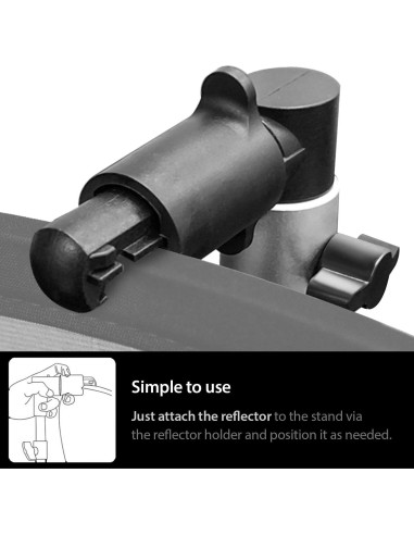 Clip Sostenedor de Fondo y Reflector LimoStudio 2-Pack