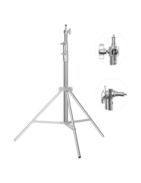 Soporte de Luz Takerers 2.44kg Ajustable 3.28-9.2m Acero Inoxidable Soporte de Luz Takerers 2.44kg Ajustable 3.28-9.2m Acero Inoxidable