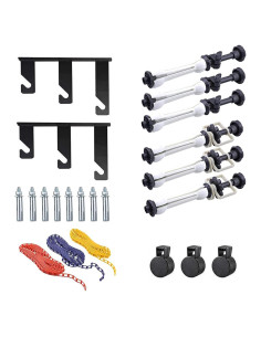 Soporte de Pared para Fondos de Fotografía YunDZ 3 Rodillos