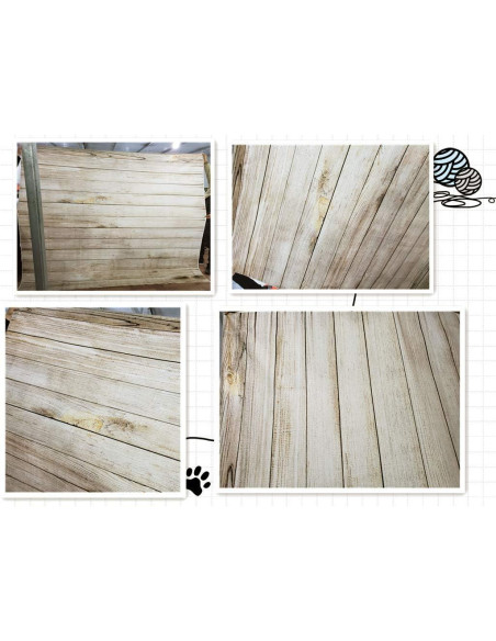 Fondo de Fotografía Laeacco 3x2.5m Madera Rústica Vintage Fondo de Fotografía Laeacco 3x2.5m Madera Rústica Vintage