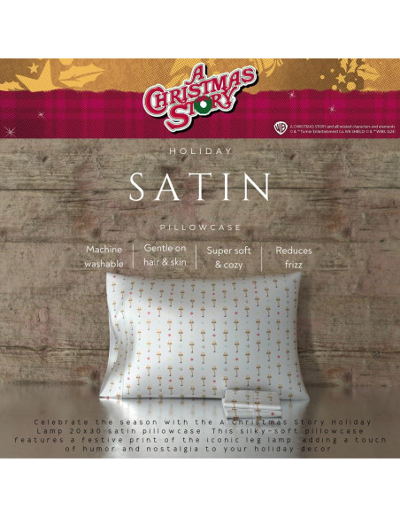 Funda de Almohada Satén Franco A Christmas Story 50x76 cm Funda de Almohada Satén Franco A Christmas Story 50x76 cm