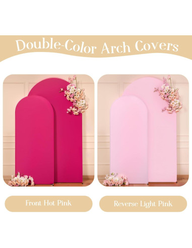 Juego de Fundas para Arco Rosa 2 Piezas 1.8m y 2.2m