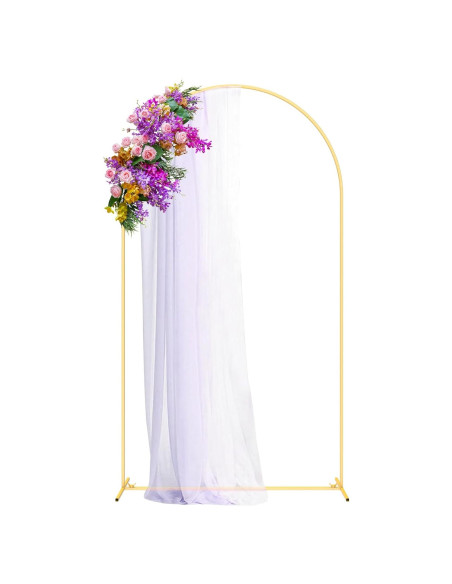 Soporte de fondo de arco dorado ITEFDTUTNE 2.58kg 7.2x1.2m Soporte de fondo de arco dorado ITEFDTUTNE 2.58kg 7.2x1.2m