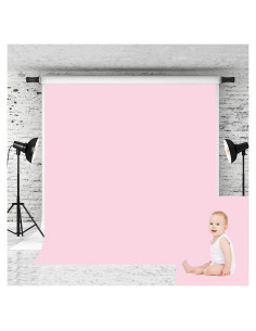 Fondo Rosa Sólido 5x7ft Kate Microfibra para Fotografía