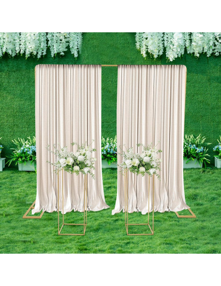 Kit de Soporte de Fondo Ajustable Weglae 2m x 2m para Bodas Kit de Soporte de Fondo Ajustable Weglae 2m x 2m para Bodas