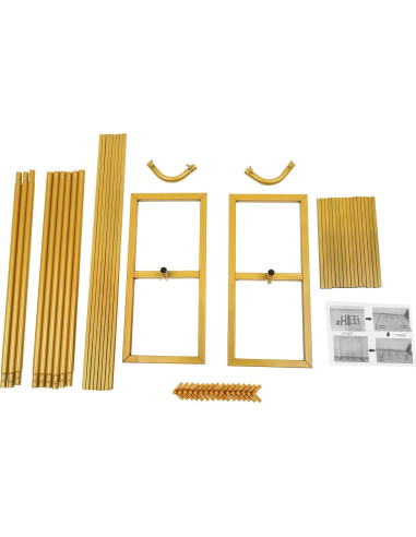 Kit de Soporte de Fondo Ajustable Weglae 2m x 2m para Bodas