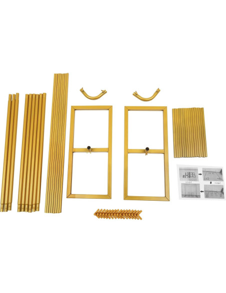 Kit de Soporte de Fondo Ajustable Weglae 2m x 2m para Bodas Kit de Soporte de Fondo Ajustable Weglae 2m x 2m para Bodas