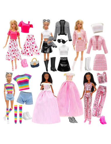 15 Piezas Ropa y Accesorios para Muñecas Enoch 29 cm