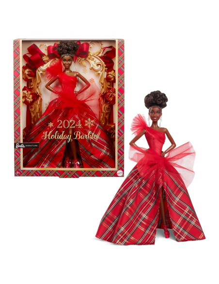 Muñeca Barbie 2024 de Vacaciones con Vestido a Cuadros Muñeca Barbie 2024 de Vacaciones con Vestido a Cuadros