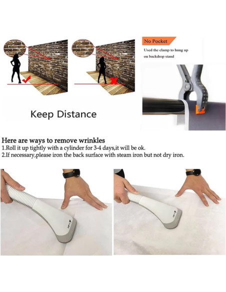 Fondo de Fotografía Floral Vinilo GOINTOIN 240x180cm